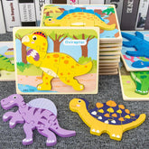 Dinosaur Early Learning Educational Puzzle Toys