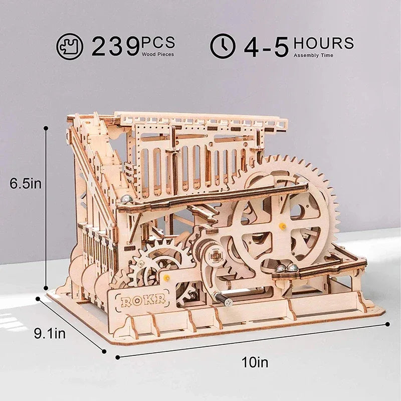 Roller Coaster DIY Wooden Puzzle