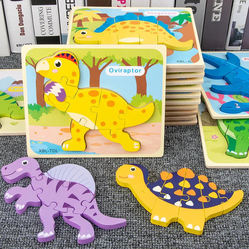 Dinosaur Early Learning Educational Puzzle Toys