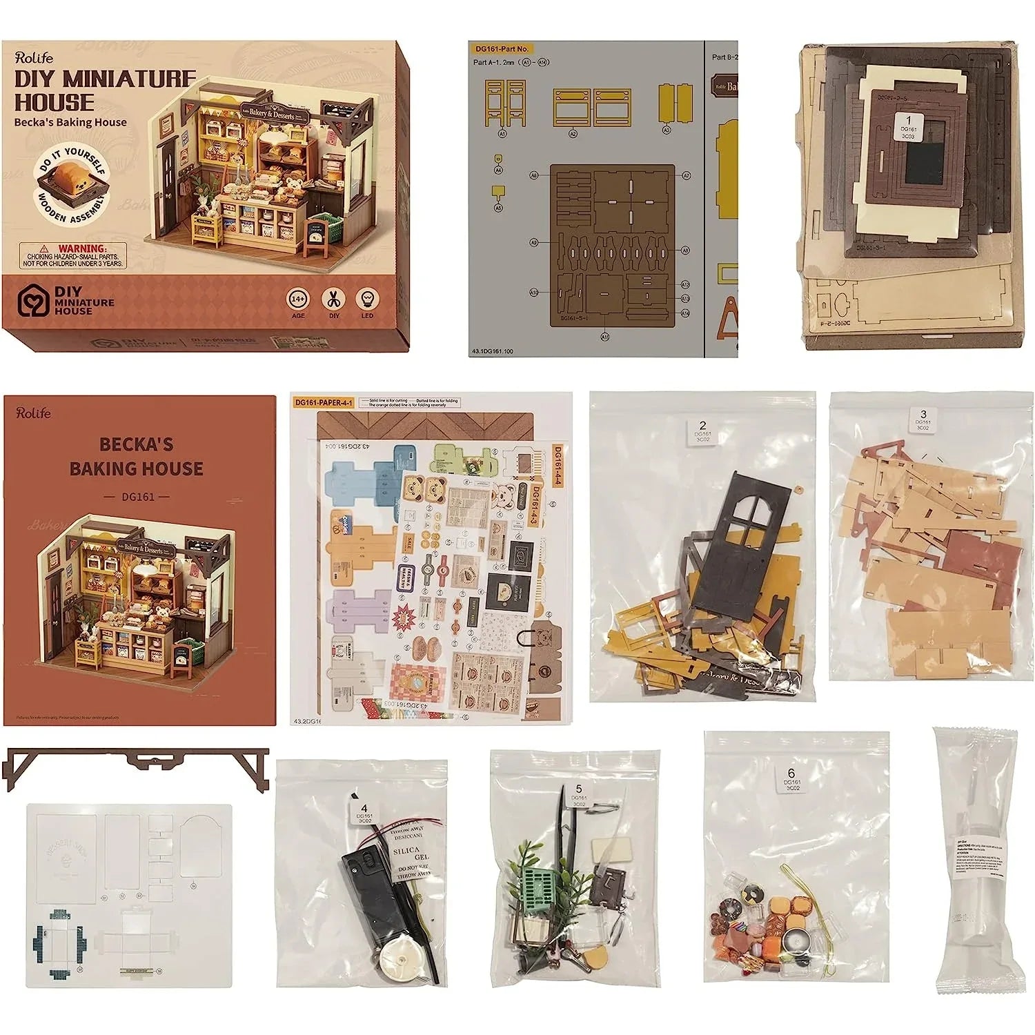 Mini Home DIY Assembly Model Toy