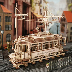 Famous No:28 Tram Lisbon 3D Wooden Model Puzzle