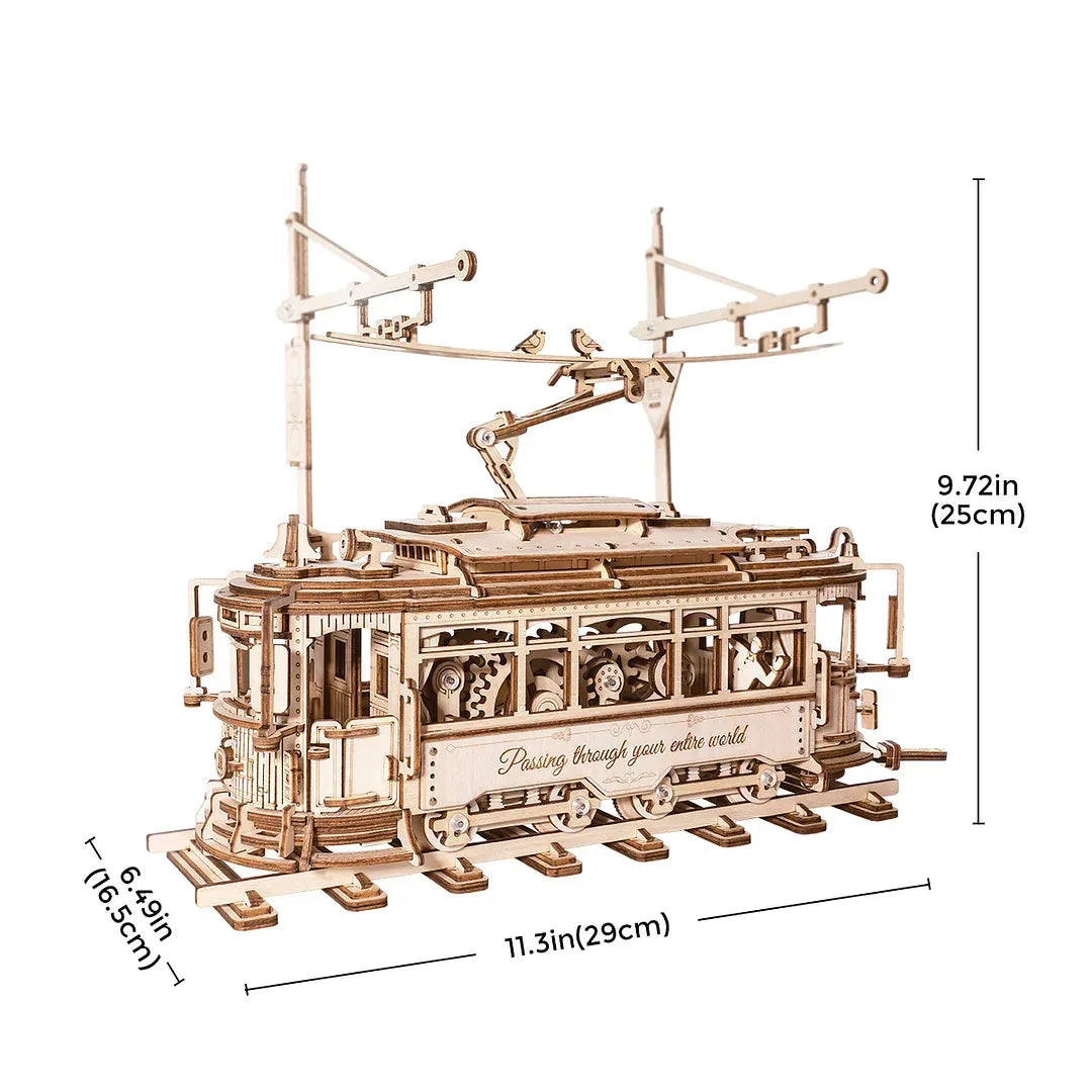 Famous No:28 Tram Lisbon 3D Wooden Model Puzzle