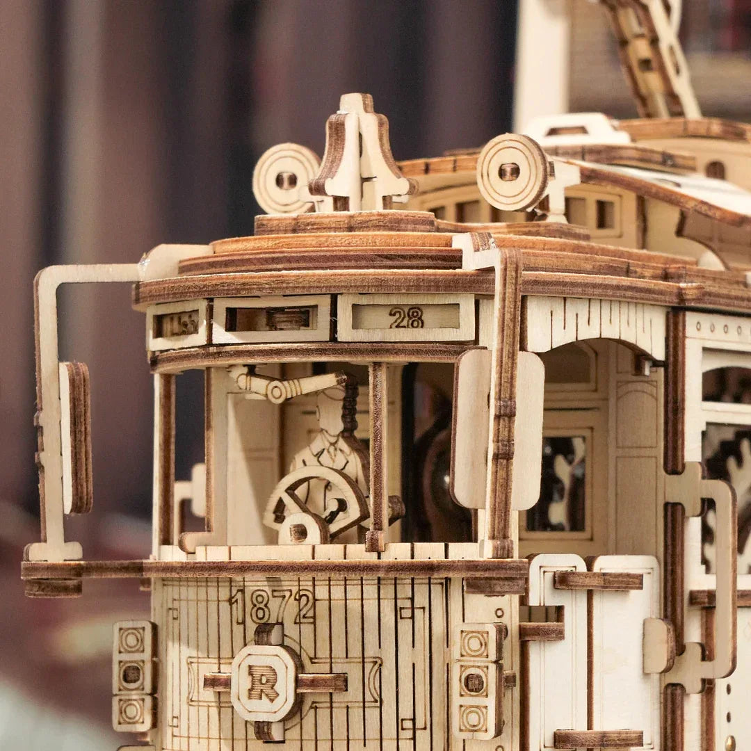 Famous No:28 Tram Lisbon 3D Wooden Model Puzzle