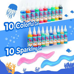 20 Amazing Gel Toys With 5 Molds