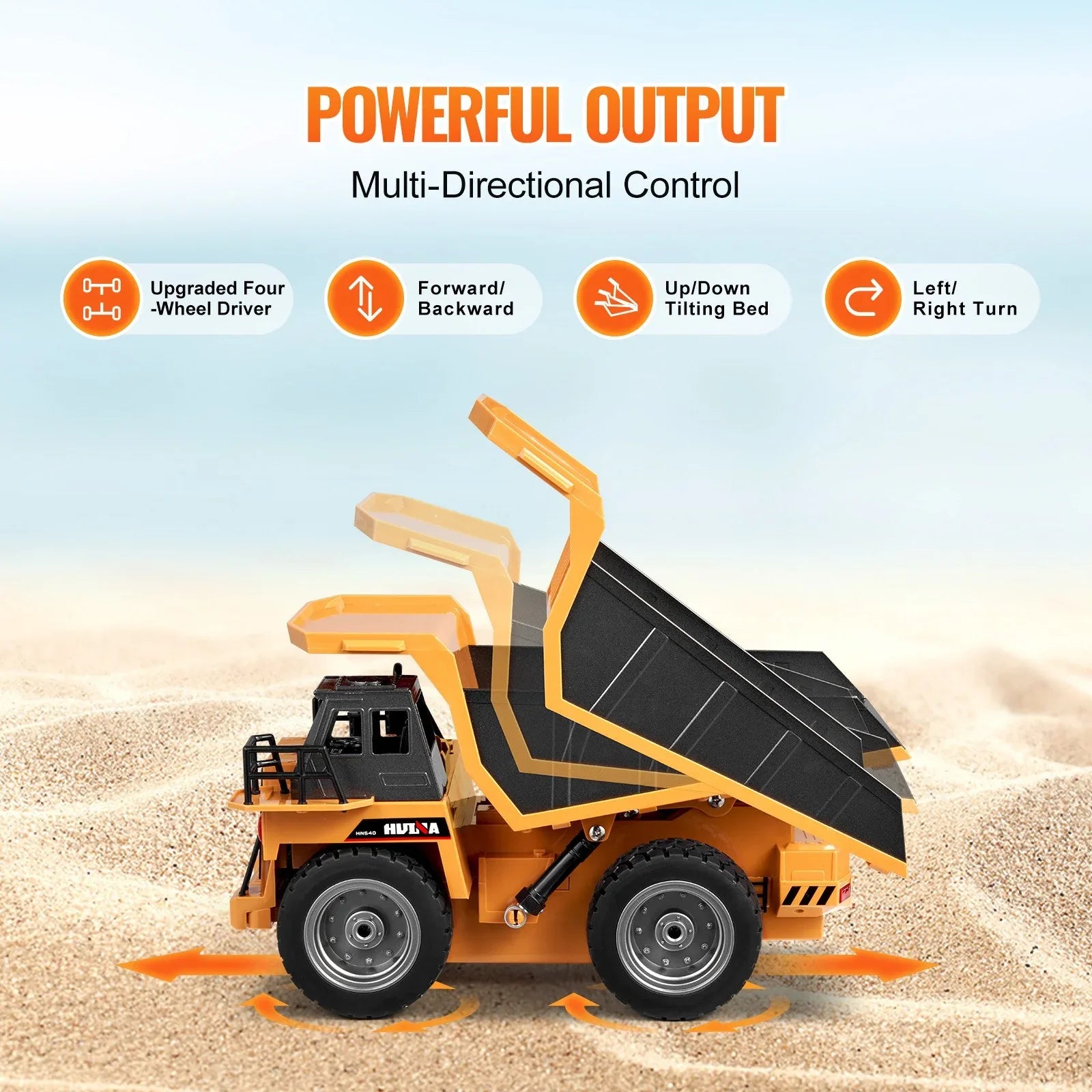 RC Remote Control Dump Truck Toy