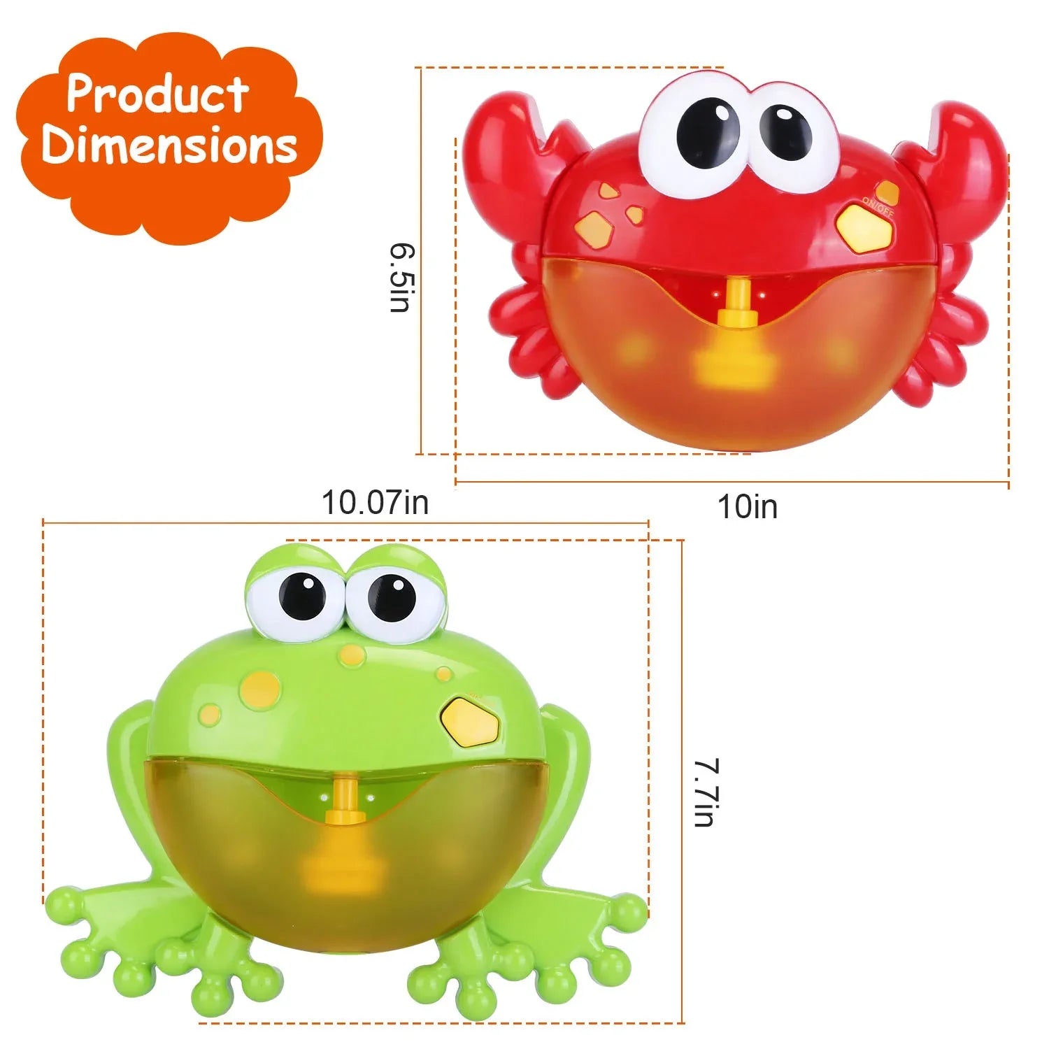 Frog Musical Bubble Maker Bath Toy