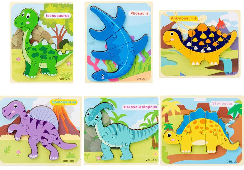 Dinosaur Early Learning Educational Puzzle Toys