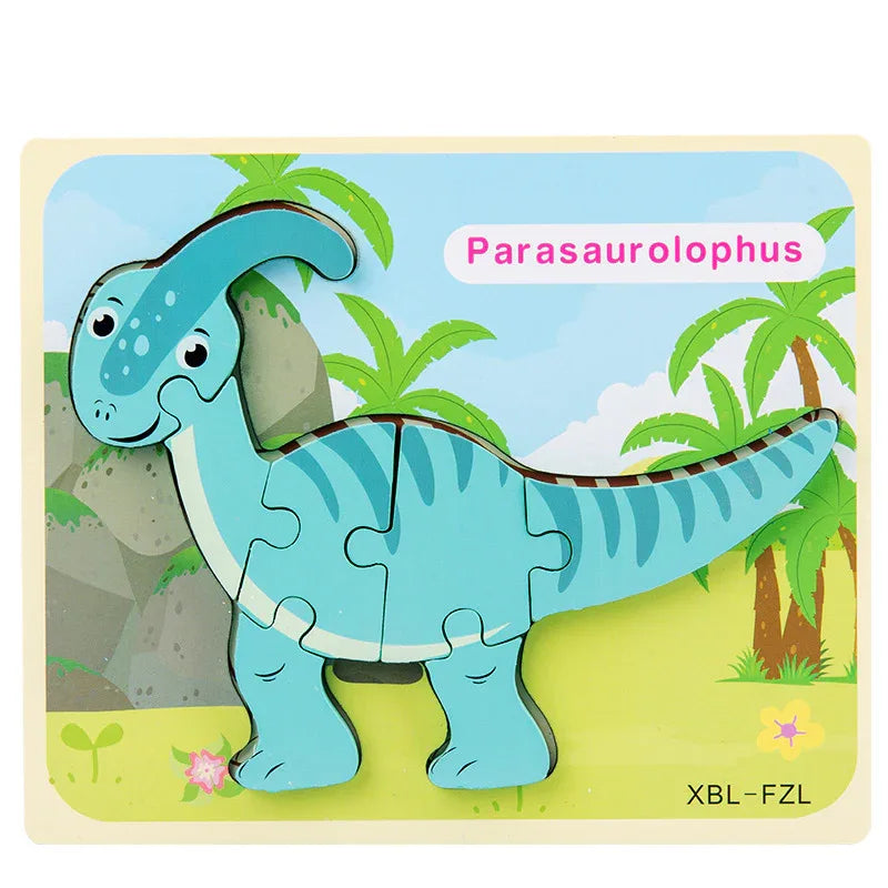 Dinosaur Early Learning Educational Puzzle Toys