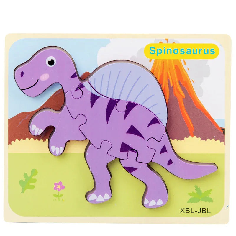 Dinosaur Early Learning Educational Puzzle Toys