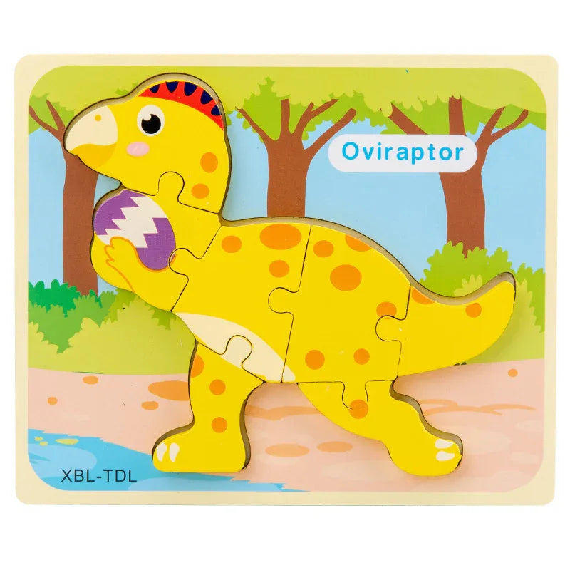 Dinosaur Early Learning Educational Puzzle Toys