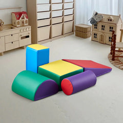 5 Piece Foam Climbing Blocks Set