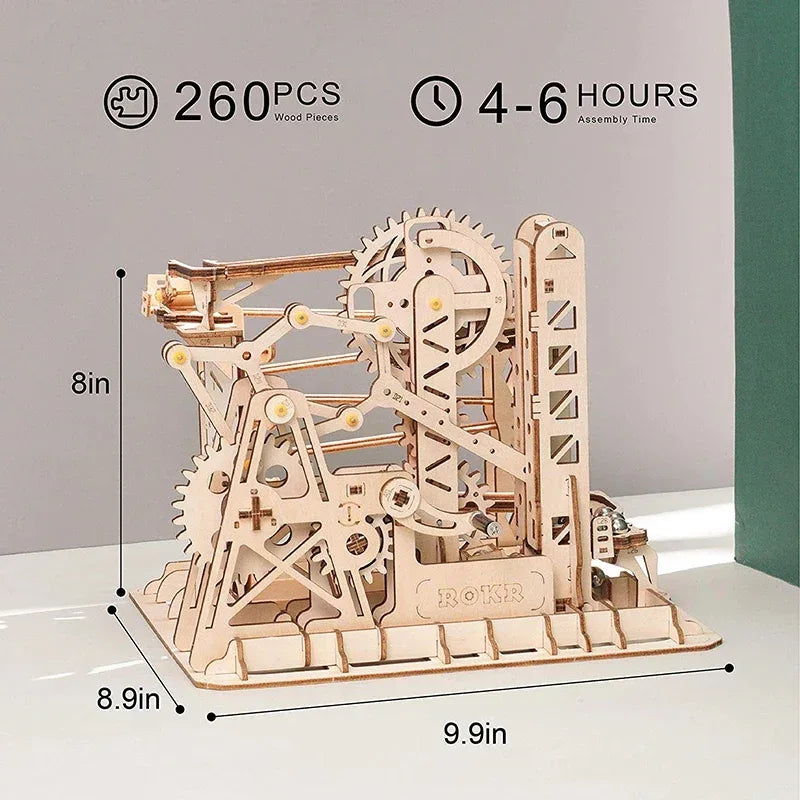 Roller Coaster DIY Wooden Puzzle
