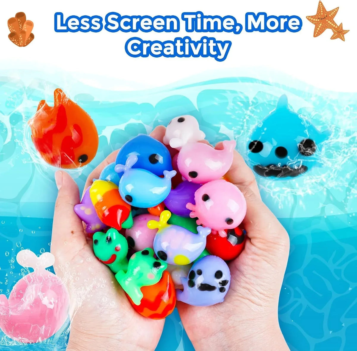 20 Amazing Gel Toys With 5 Molds