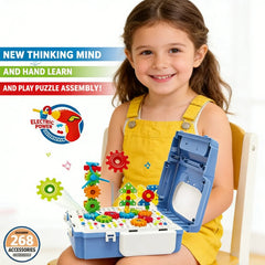 Creative Puzzle Bag 268PCS-Blue