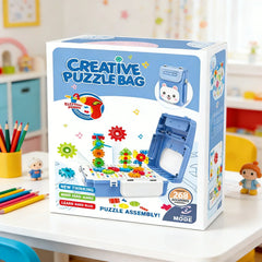 Creative Puzzle Bag 268PCS-Blue