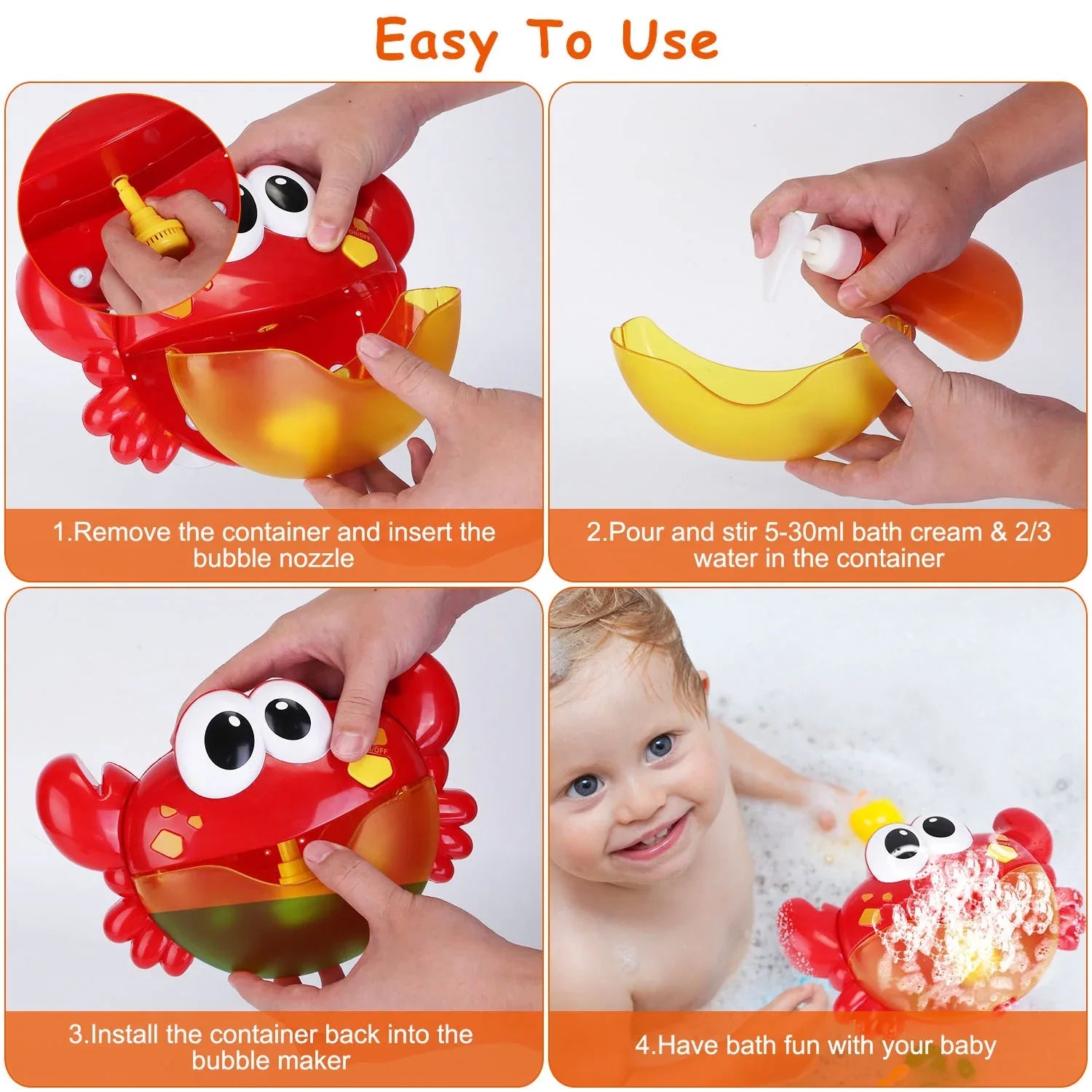 Frog Musical Bubble Maker Bath Toy