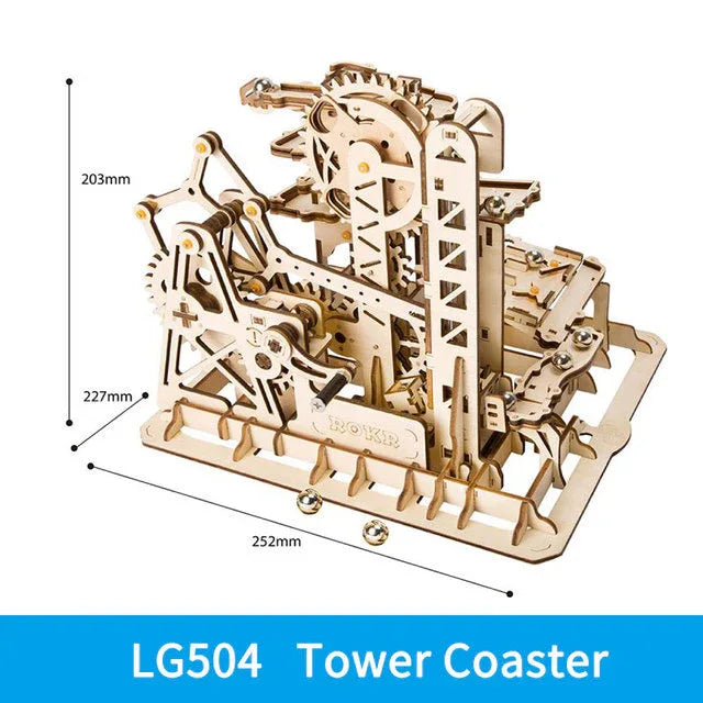 Roller Coaster DIY Wooden Puzzle