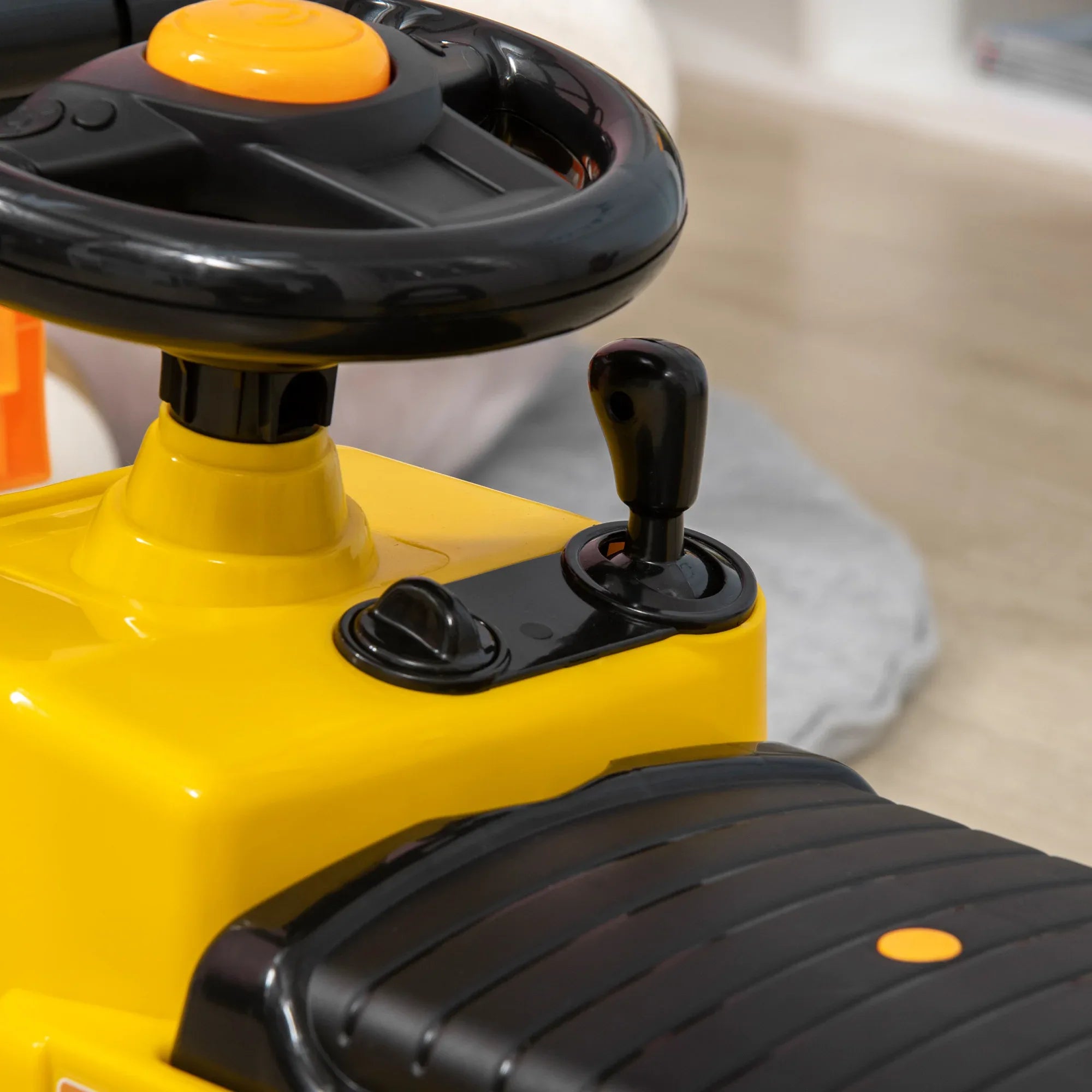Sit and Scoot Ride-on Toy with Forklift Operation