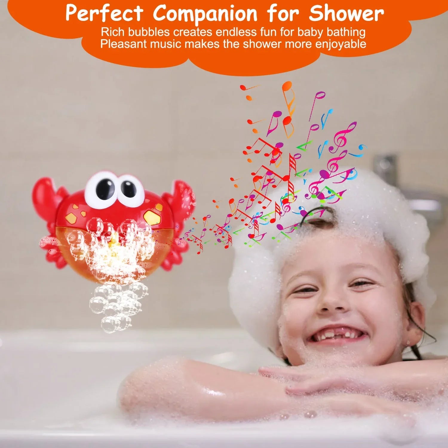 Frog Musical Bubble Maker Bath Toy