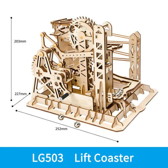 Roller Coaster DIY Wooden Puzzle