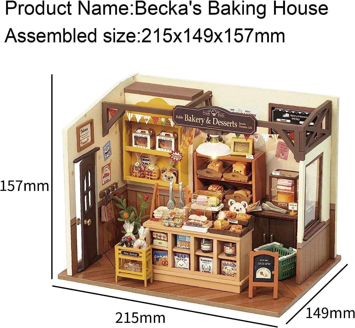 Mini Home DIY Assembly Model Toy
