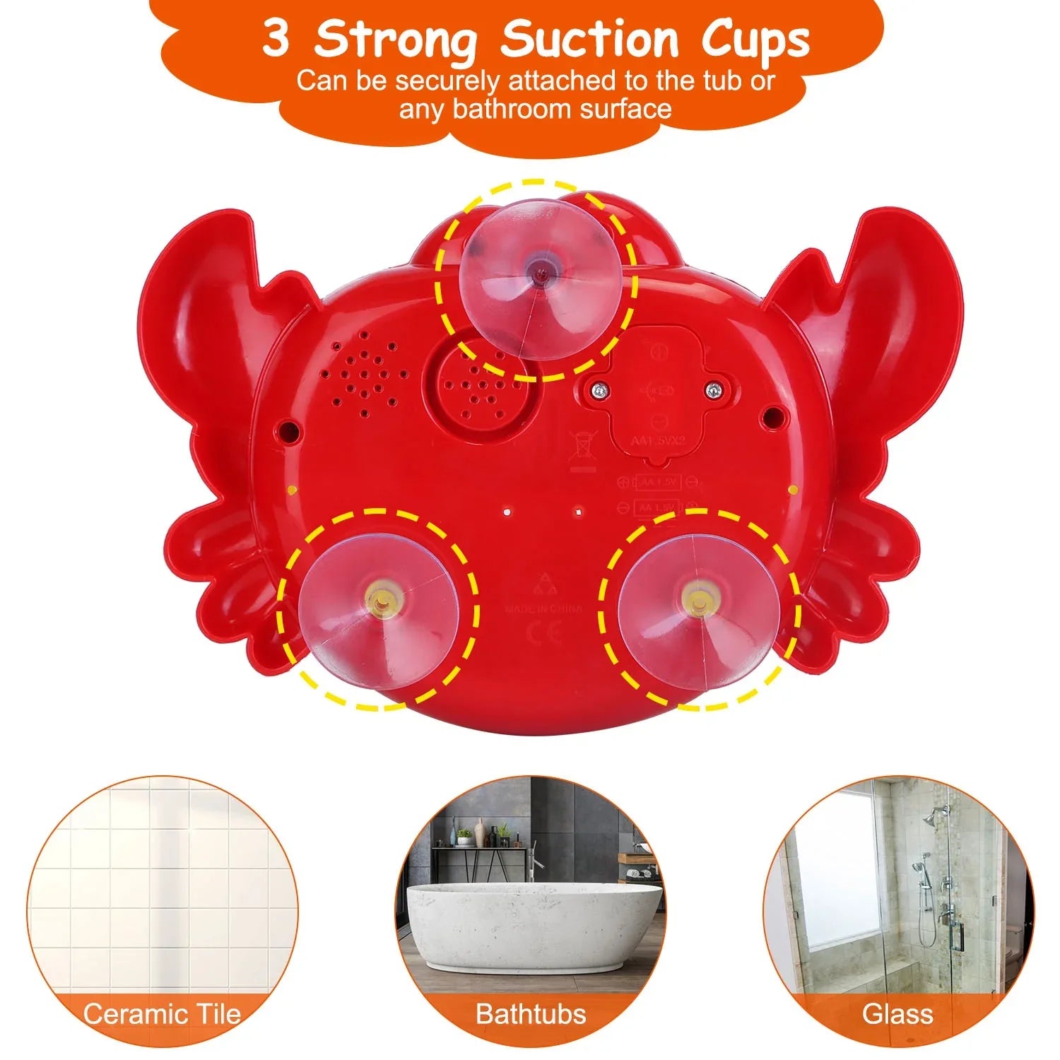 Frog Musical Bubble Maker Bath Toy