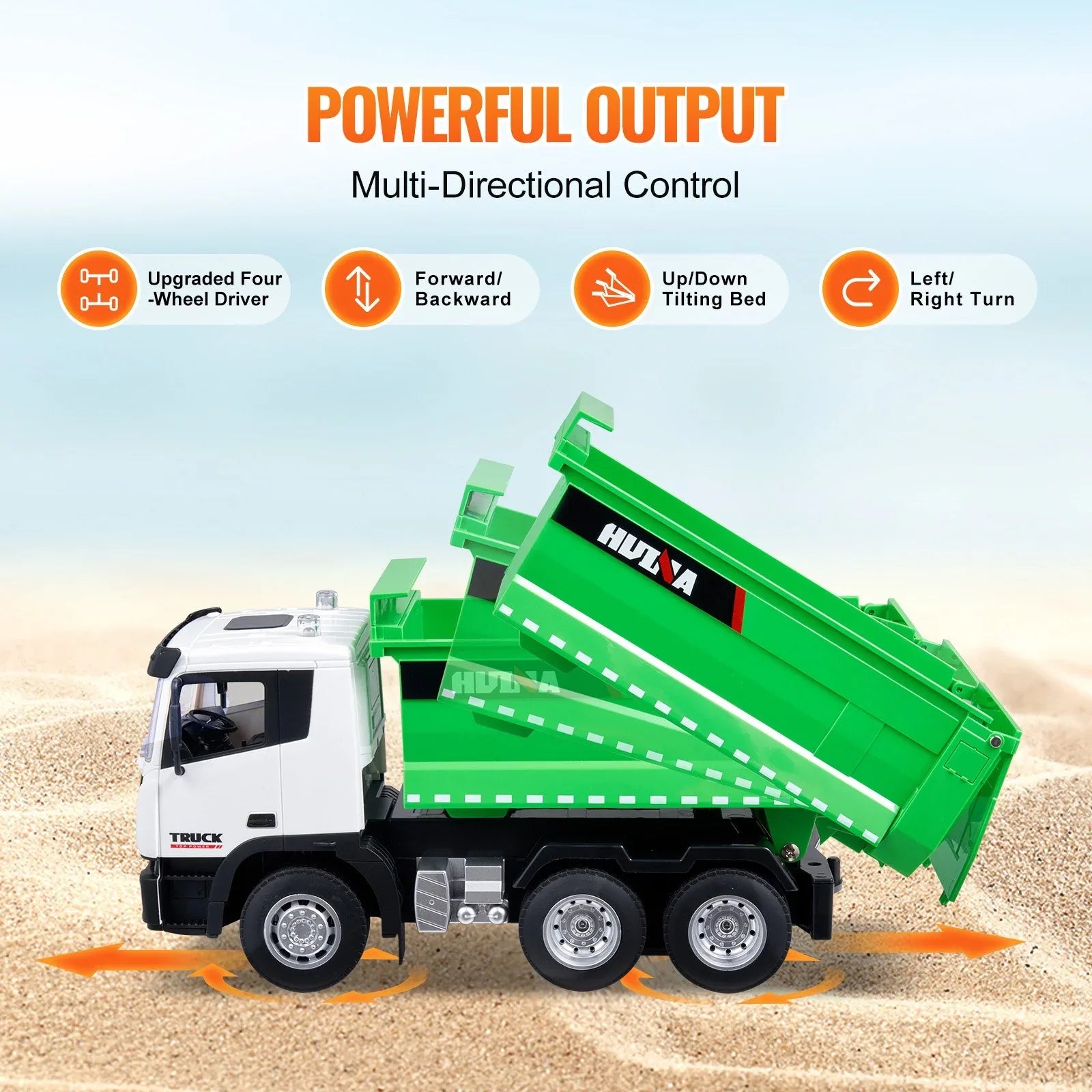 RC Dump Truck Toy, 9-Channel